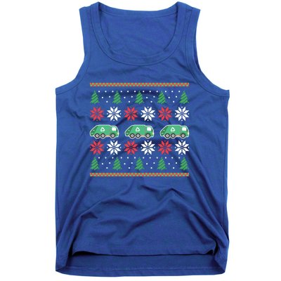 Ugly Christmas Ornat Trash Garbage Truck Gift Tank Top