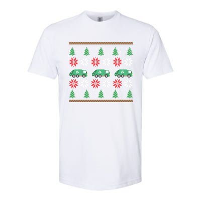 Ugly Christmas Ornat Trash Garbage Truck Gift Softstyle CVC T-Shirt