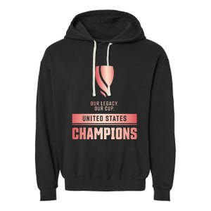 Usa Champions Of The Goldcup W Garment-Dyed Fleece Hoodie