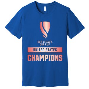 Usa Champions Of The Goldcup W Premium T-Shirt