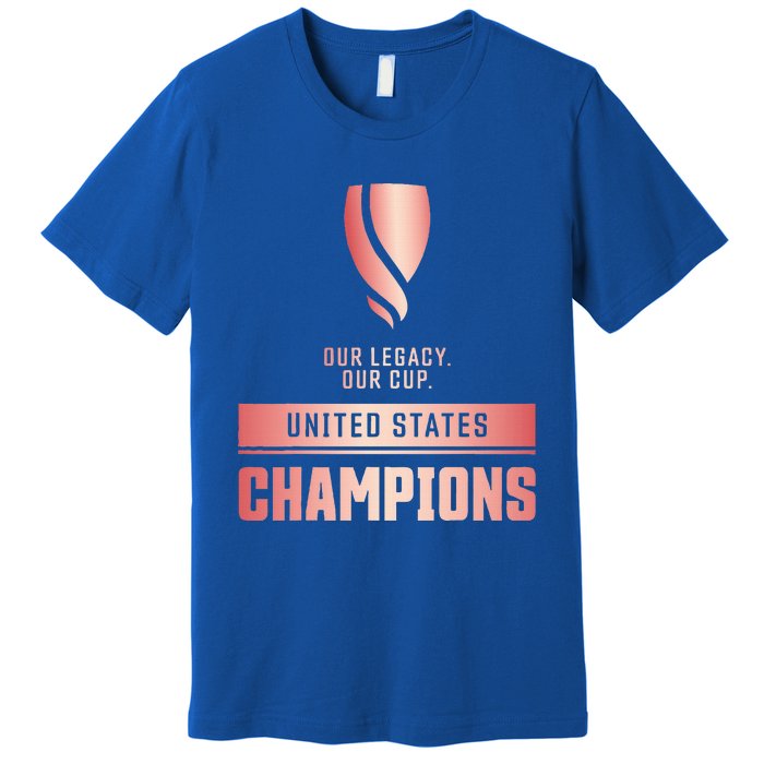 Usa Champions Of The Goldcup W Premium T-Shirt