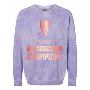 Usa Champions Of The Goldcup W Colorblast Crewneck Sweatshirt