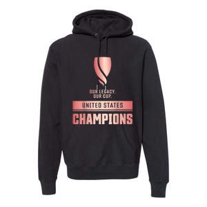 Usa Champions Of The Goldcup W Premium Hoodie