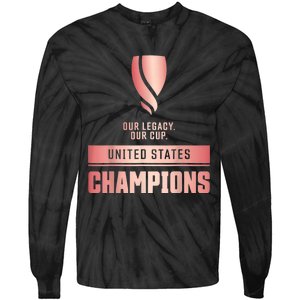 Usa Champions Of The Goldcup W Tie-Dye Long Sleeve Shirt