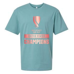 Usa Champions Of The Goldcup W Sueded Cloud Jersey T-Shirt