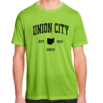 Union City Ohio Oh Vintage Athletic Sports Adult ChromaSoft Performance T-Shirt