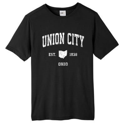 Union City Ohio Oh Vintage Athletic Sports Tall Fusion ChromaSoft Performance T-Shirt