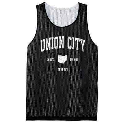 Union City Ohio Oh Vintage Athletic Sports Mesh Reversible Basketball Jersey Tank