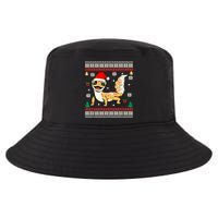 Ugly Christmas Pajama Sweater Leopard Gecko Animals Lover Cool Comfort Performance Bucket Hat