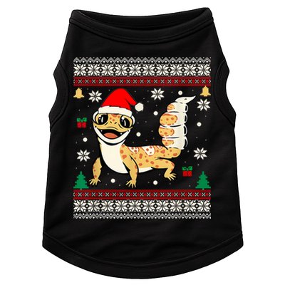 Ugly Christmas Pajama Sweater Leopard Gecko Animals Lover Doggie Tank