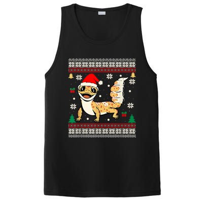 Ugly Christmas Pajama Sweater Leopard Gecko Animals Lover PosiCharge Competitor Tank