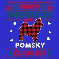 Ugly Christmas Pomsky Dog Lover Xmas Gifts Tall T-Shirt