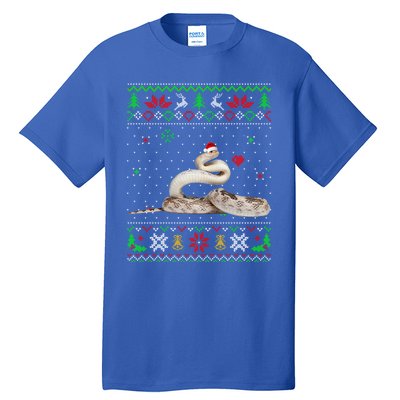 Ugly Christmas Pajama Sweater Snake Animals Lover Funny Gift Tall T-Shirt