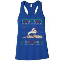 Ugly Christmas Pajama Sweater Snake Animals Lover Funny Gift Women's Racerback Tank