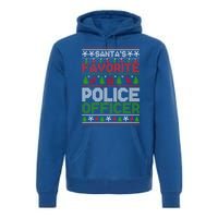 Ugly Christmas Police Officer Gift Premium Hoodie