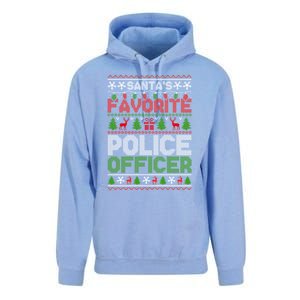 Ugly Christmas Police Officer Gift Unisex Surf Hoodie