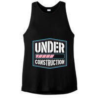 Under Construction Pride Transitioning Mtf Ftm Ladies PosiCharge Tri-Blend Wicking Tank