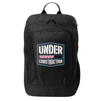 Under Construction Pride Transitioning Mtf Ftm City Backpack