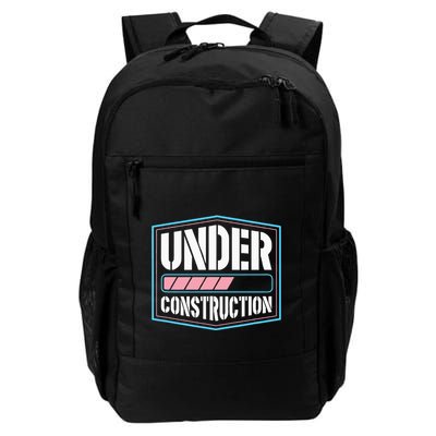 Under Construction Pride Transitioning Mtf Ftm Daily Commute Backpack