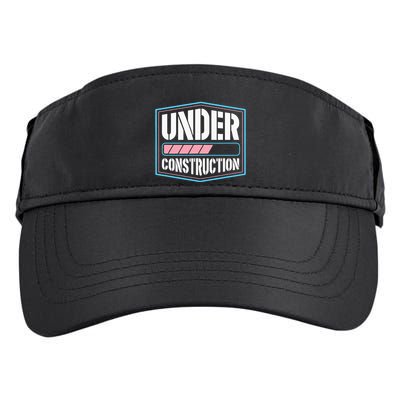 Under Construction Pride Transitioning Mtf Ftm Adult Drive Performance Visor