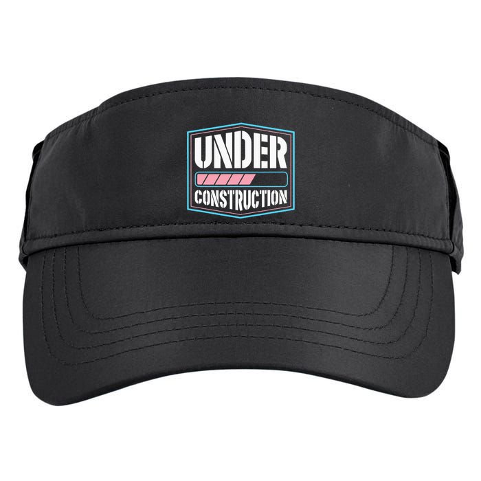 Under Construction Pride Transitioning Mtf Ftm Adult Drive Performance Visor
