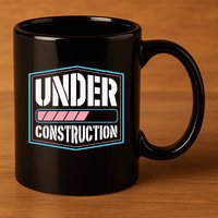 Under Construction Pride Transitioning Mtf Ftm 11oz C Handle Ceramic Mug
