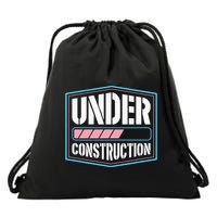 Under Construction Pride Transitioning Mtf Ftm Drawstring Bag