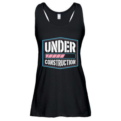 Under Construction Pride Transitioning Mtf Ftm Ladies Essential Flowy Tank