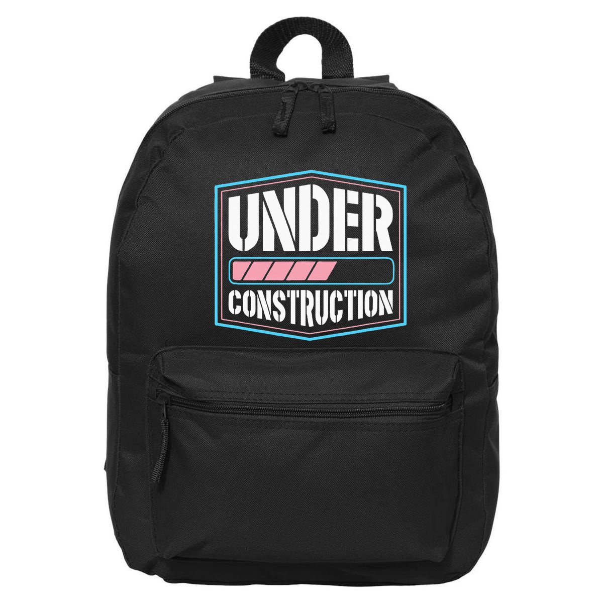 Under Construction Pride Transitioning Mtf Ftm 16 in Basic Backpack