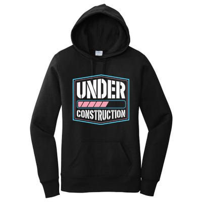 Under Construction Pride Transitioning Mtf Ftm Women's Pullover Hoodie