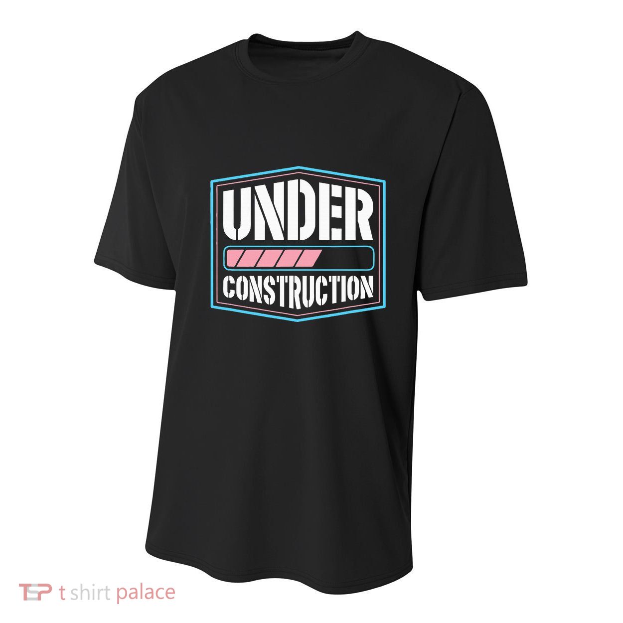 Under Construction Pride Transitioning Mtf Ftm Youth Performance Sprint T-Shirt