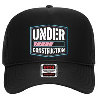 Under Construction Pride Transitioning Mtf Ftm Trucker Hat