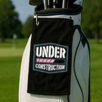 Under Construction Pride Transitioning Mtf Ftm Golf Towel