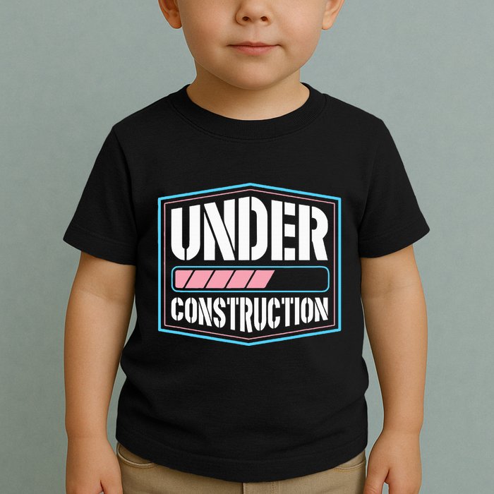 Under Construction Pride Transitioning Mtf Ftm Toddler T-Shirt