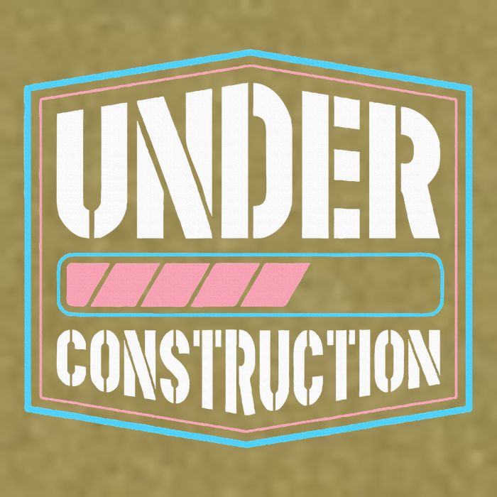 Under Construction Pride Transitioning Mtf Ftm Garment-Dyed Women's Muscle Tee