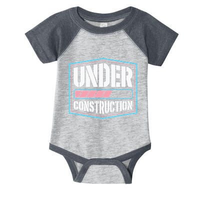 Under Construction Pride Transitioning Mtf Ftm Infant Baby Jersey Bodysuit