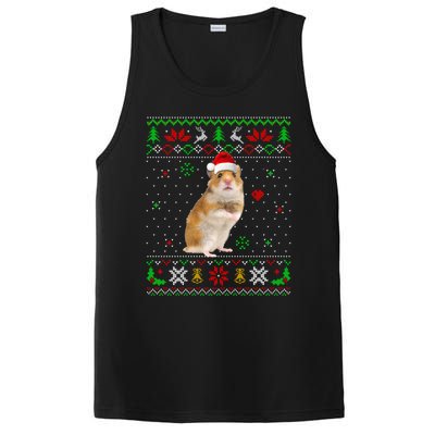 Ugly Christmas Pajama Sweater Hamster Animals Lover Funny Gift PosiCharge Competitor Tank