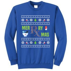 Ugly Christmas Pharmacy Tech Merry Xmas Pharmacist Gift Sweatshirt