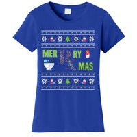 Ugly Christmas Pharmacy Tech Merry Xmas Pharmacist Gift Women's T-Shirt