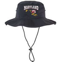 Us Citizen Proud America State Flag Land Map Maryland Legacy Cool Fit Booney Bucket Hat