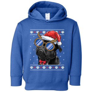 Ugly Christmas Pug Cool Gift Dog Mom Christmas Black Pug Gift Toddler Hoodie