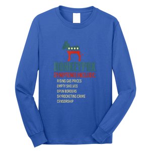 Unny Conservative Republican Anti Biden Donkeypox Long Sleeve Shirt