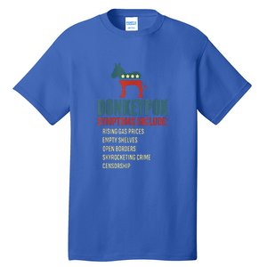 Unny Conservative Republican Anti Biden Donkeypox Tall T-Shirt