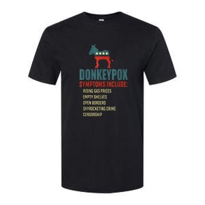 Unny Conservative Republican Anti Biden Donkeypox Softstyle CVC T-Shirt