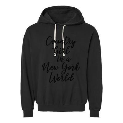 Urban City Rural Cowgirl Garment-Dyed Fleece Hoodie