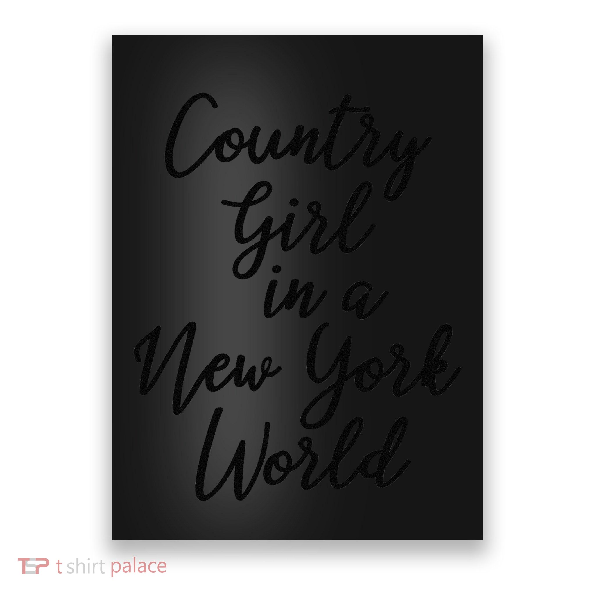 Urban City Rural Cowgirl Poster