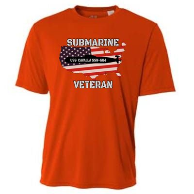 Uss Cavalla Ssn684 Submarine Veteran Day Father Grandpa Dad Gift Cooling Performance Crew T-Shirt