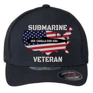 Uss Cavalla Ssn684 Submarine Veteran Day Father Grandpa Dad Gift Flexfit Unipanel Trucker Cap