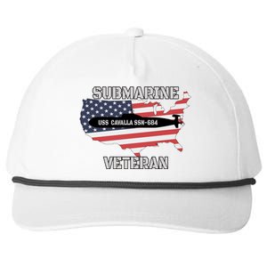 Uss Cavalla Ssn684 Submarine Veteran Day Father Grandpa Dad Gift Snapback Five-Panel Rope Hat