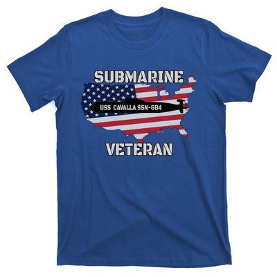 Uss Cavalla Ssn684 Submarine Veteran Day Father Grandpa Dad Gift T-Shirt